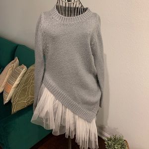 Asymmetrical sweater